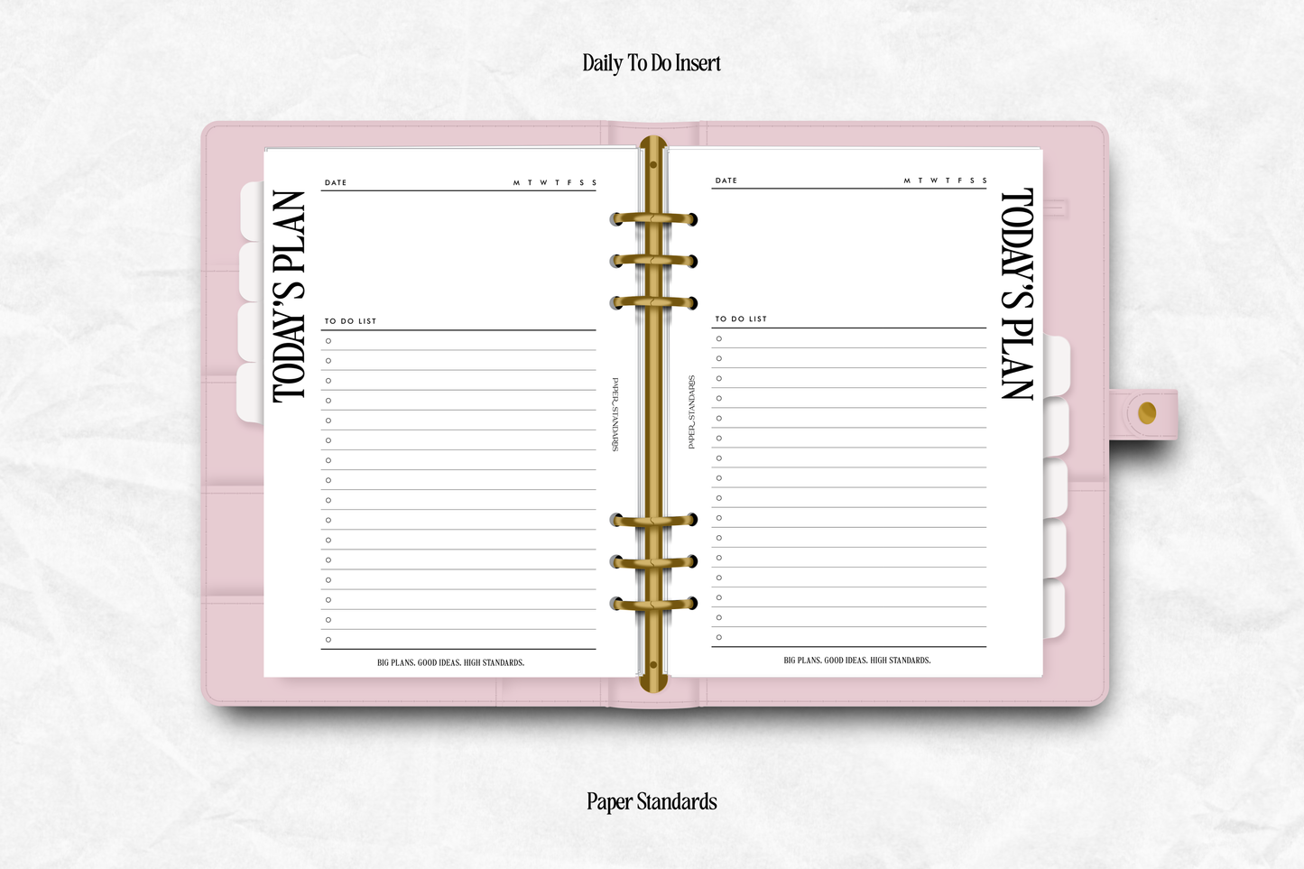 Daily To Do List Insert