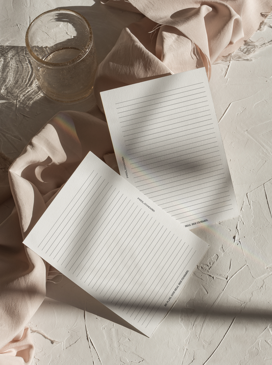 Lined Note Insert