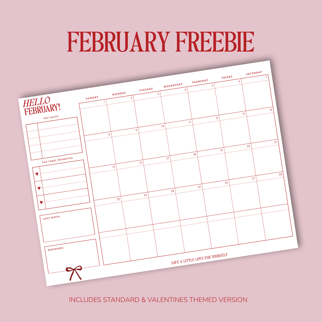 February 2026 Freebie