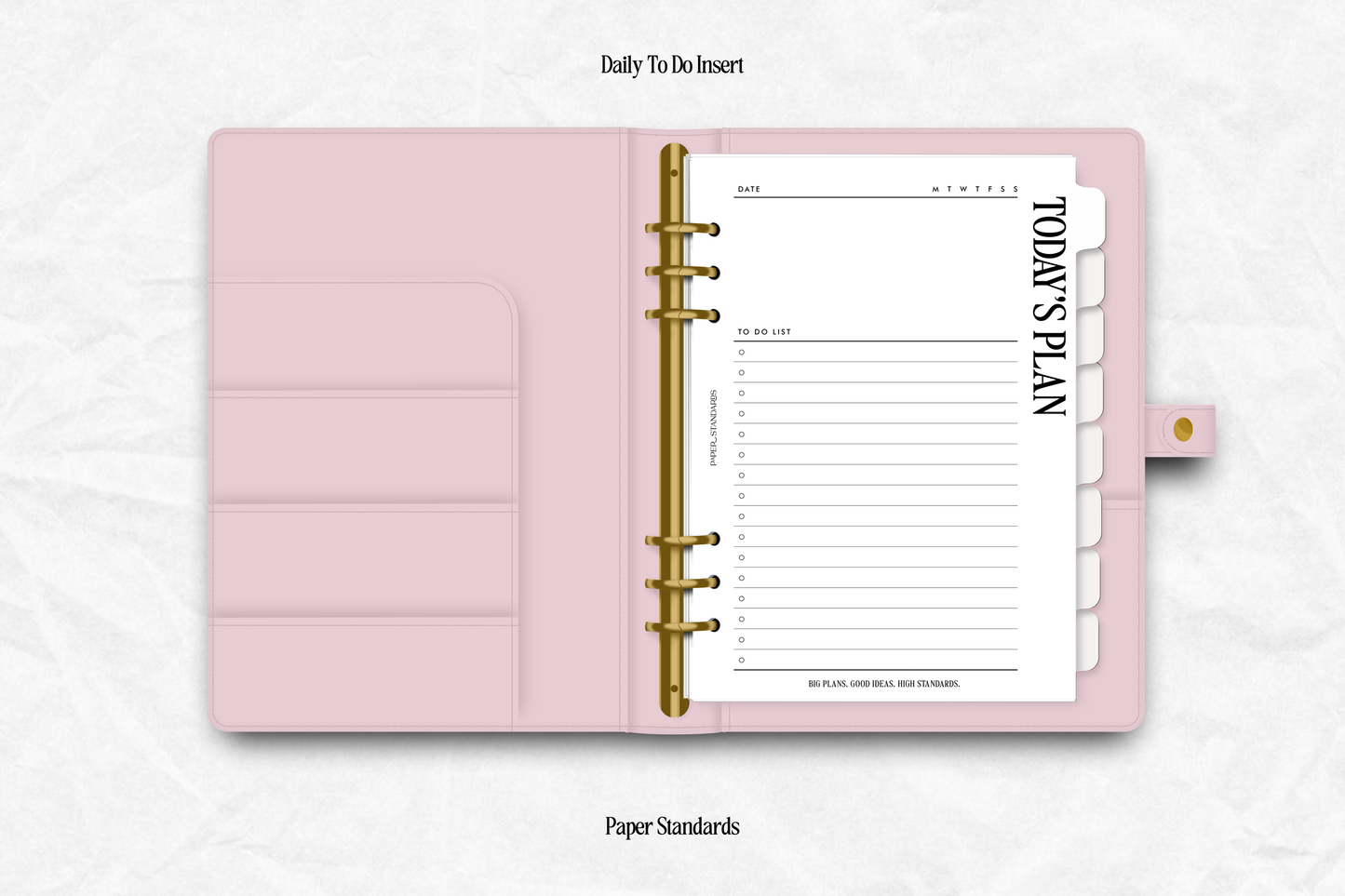 Daily To Do List Insert