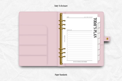 Daily To Do List Insert