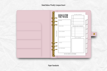 2026 Weekly Compact Deluxe Inserts