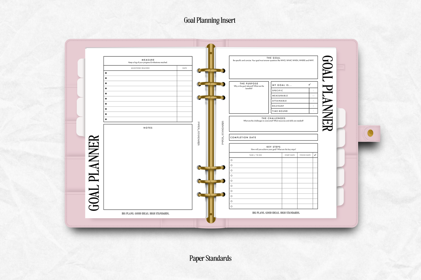 Goal Planning Insert