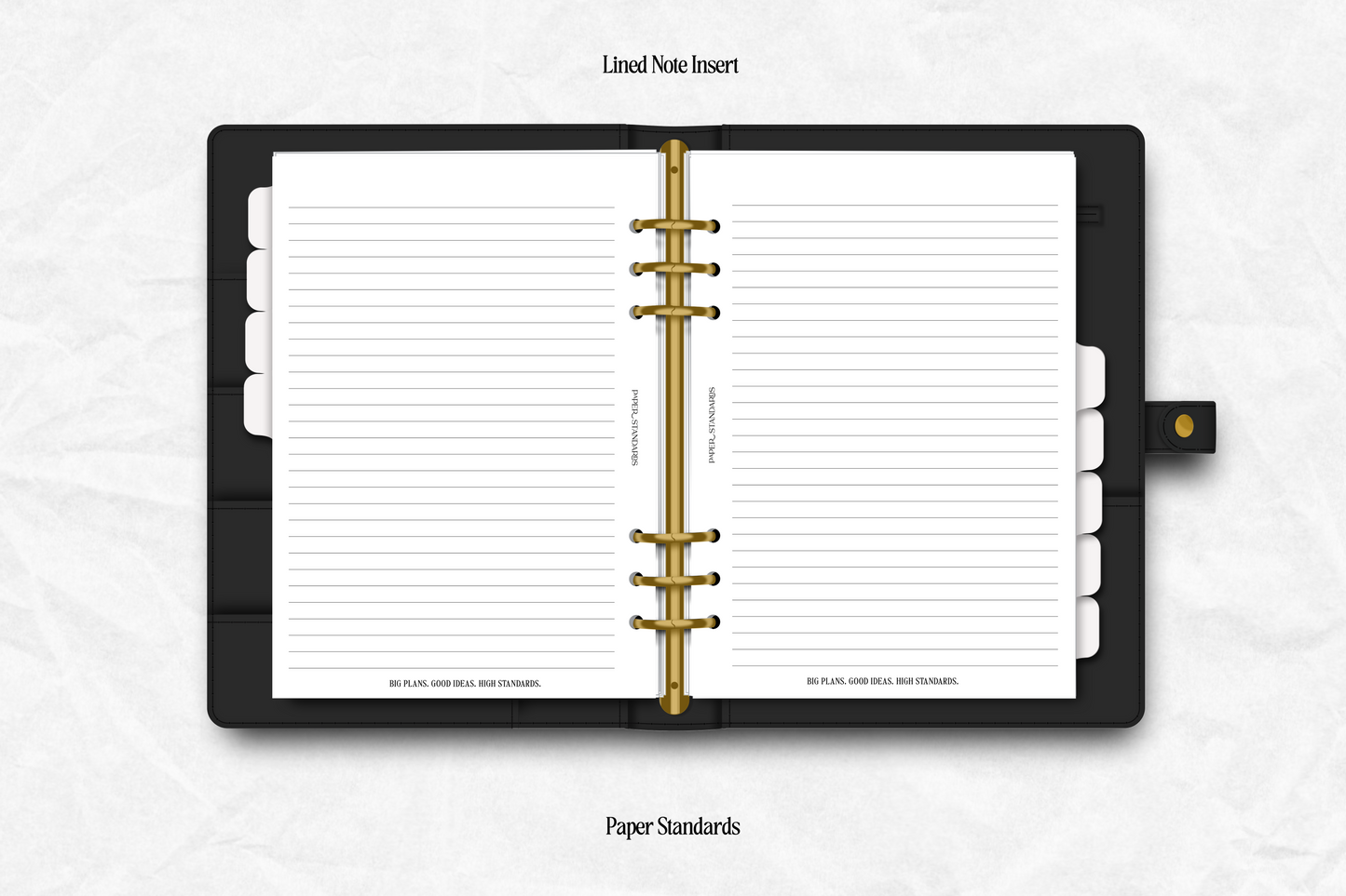 Lined Note Insert – Paper Standards