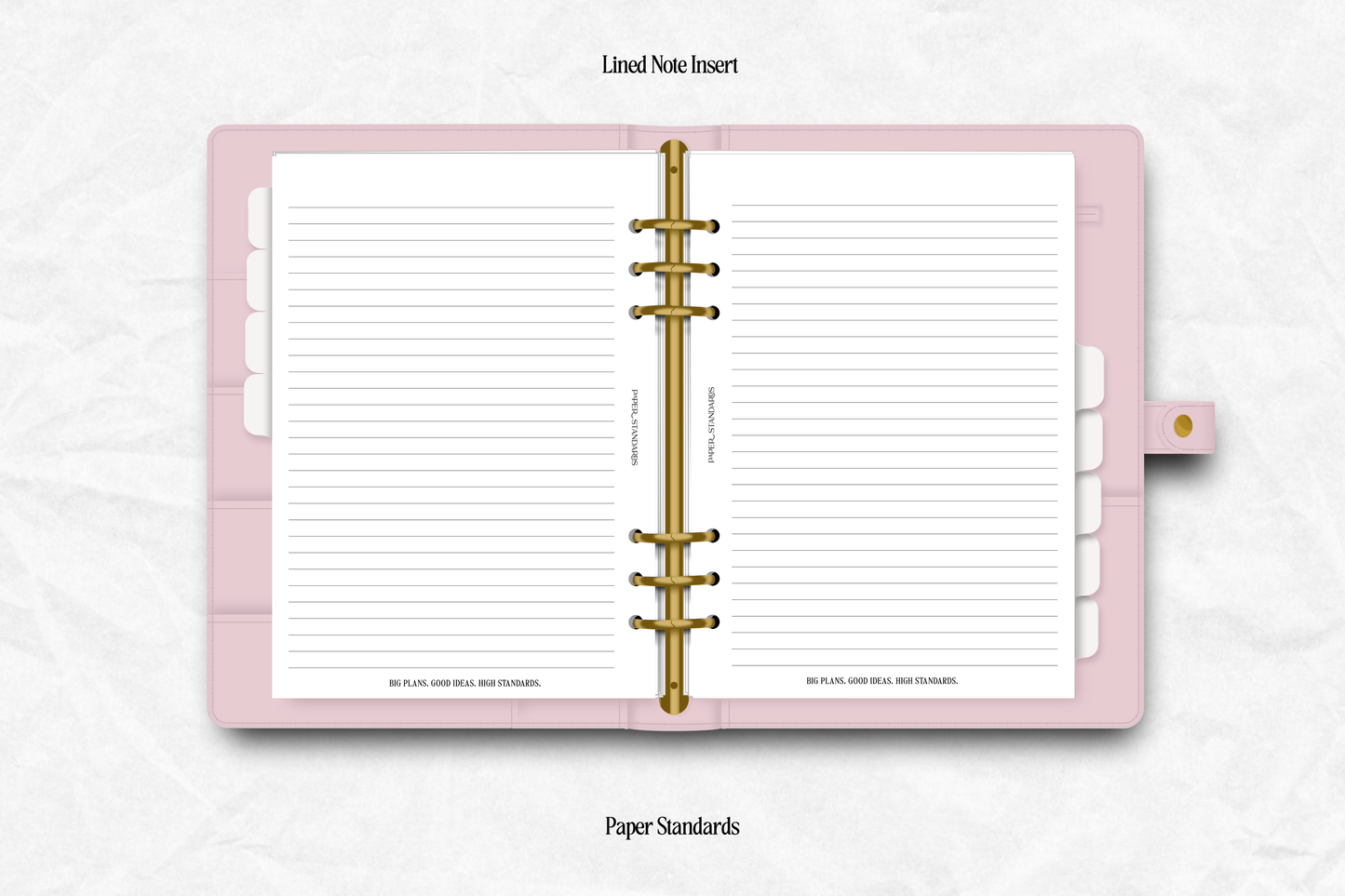 Lined Note Insert