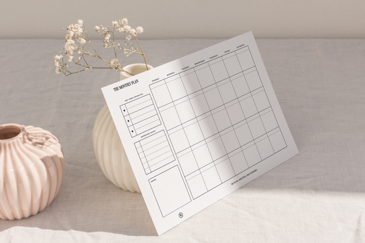 Monthly Desk Notepad