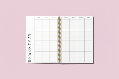 Undated Weekly Compact Planner